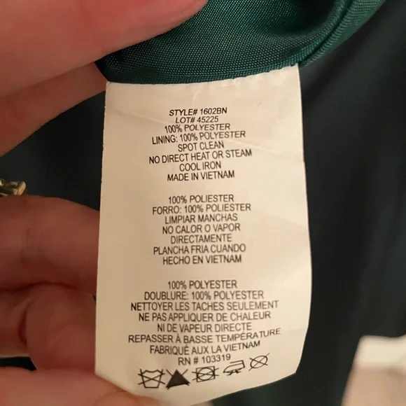 Blondie Cocktail Dress Deep Green - Picture 8 of 8